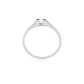 Anillo Compromiso Oro Blanco 18kt  Milán 1x12ptos Diamante - Miniatura 2