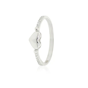 Anillo de Plata Esterlina 925 Corazon Liso