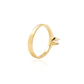 Anillo Compromiso de Oro 18Kt Solitario Circón 4mm - Miniatura 2