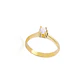 Anillo Compromiso de Oro 18Kt Solitario Circón 4mm - Miniatura 3