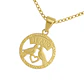 Colgante Oro 18kt Pajaritos 