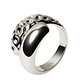 Anillo de Plata Esterlina 925 Superficie Lunar - Miniatura 1