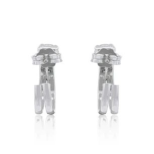 Aros de Plata Esterlina 925 Doble Argollas