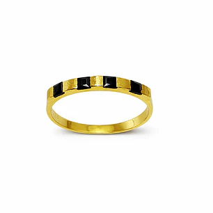 Anillo Oro Amarillo 18kt Eclipse