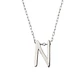 Collar de Plata Esterlina 925 Letra N - Miniatura 2