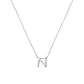 Collar de Plata Esterlina 925 Letra N - Miniatura 3