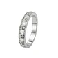 Anillo de Plata Esterlina 925 Corte Baguette y Princesa - Miniatura 1
