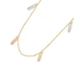 Collares de Oro 18kt Modelo Plumas Colgantes - Miniatura 2
