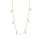 Collares de Oro 18kt Modelo Plumas Colgantes - Miniatura 3