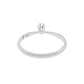 Anillo Compromiso Oro Blanco 18kt  Niza 1x6ptos Diamante - Miniatura 4