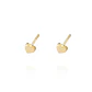 Aros de Oro 18kt Modelo Tipo Corazón Pequeño - Miniatura 2