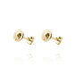 Aros de Oro 18kt Modelo Tipo Corazón Pequeño - Miniatura 3