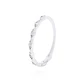 Anillo de Plata Esterlina Trenzado Circón - Miniatura 1