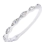 Anillo de Plata Esterlina Trenzado Circón - Miniatura 2