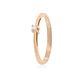 Anillo Compromiso Oro Rosado 18kt  Mónaco 1x14ptos Diamante - Miniatura 1