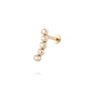 Piercing de Oro de 9kt Modelo fila circones - Miniatura 1