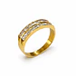 Anillo Oro Amarillo 18kt Doble Cintillo - Miniatura 3
