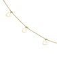 Pulsera Oro Amarillo 18kt Corazones Colgantes - Miniatura 2