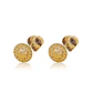 Aros de Oro 18kt Corazón de Rosa Francia - Miniatura 2