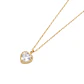 Collar Oro Amarillo 18kt Corazón Circonita - Miniatura 1