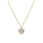 Collar Oro Amarillo 18kt Corazón Circonita - Miniatura 3