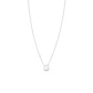 Collar de Oro Blanco 18kt con Diamantes de Punto de Luz 10 Pts Totales Corte Brillante SI/H - Miniatura 1