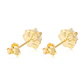 Aros de Oro 18kt Circonita de 3mm con Seis grifas - Miniatura 2
