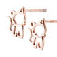Aros Oro Miel 18kt Gato - Miniatura 2