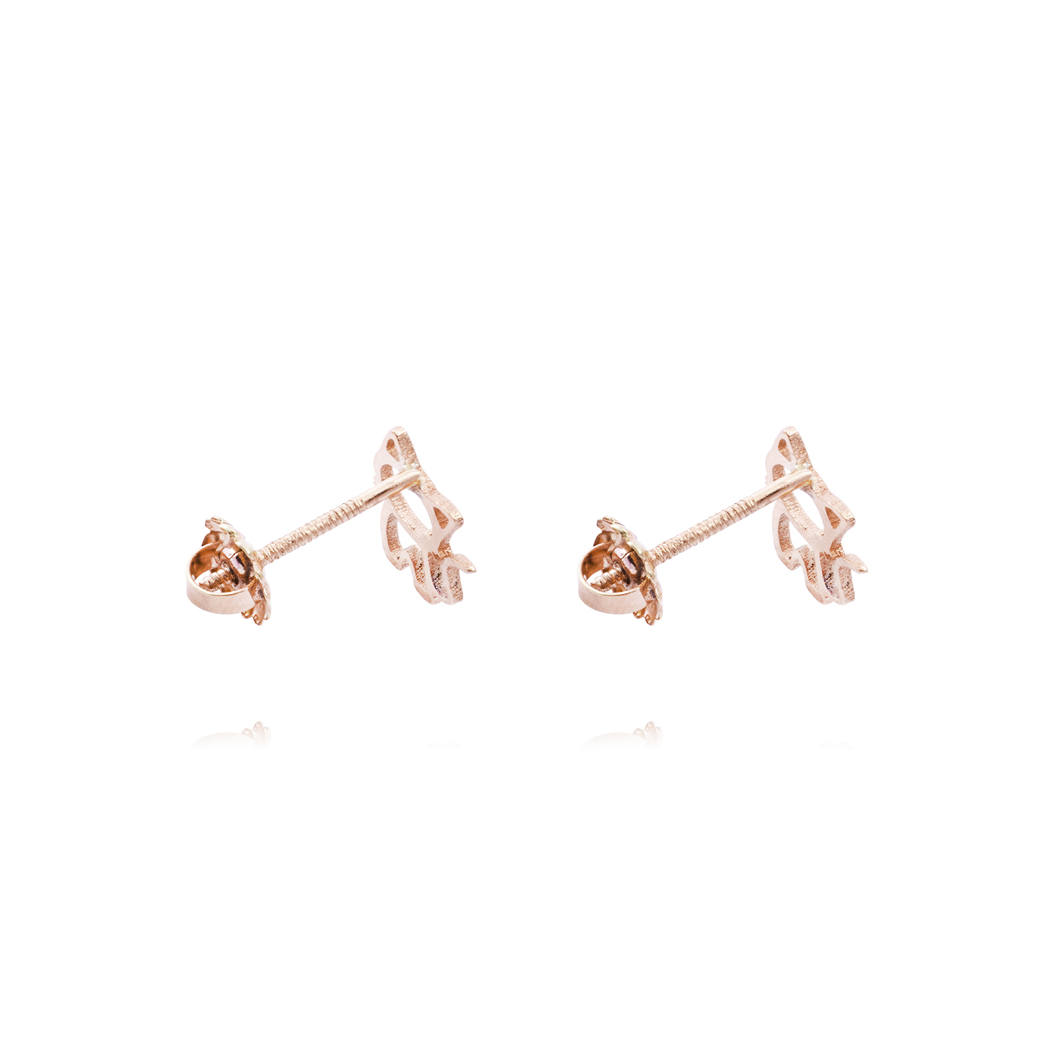 Aros Oro Miel 18kt Gato 3