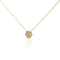 Collar Oro Amarillo 18kt Diamantes de 5 Pts Mano de Fátima - Miniatura 1