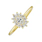 Anillo Oro Amarillo 14kt Circonita Oval - Miniatura 4