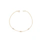 Pulsera de Oro 18kt Tres Circonita - Miniatura 1