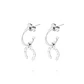 Aros de Plata Esterlina 925 Argollas Herraduras - Miniatura 1