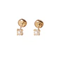 Aros de Oro 18kt Perla Cultivada 4 Grifas 5,0mm - Miniatura 1