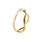 Anillo de Oro 18kt Doble Infinito Liso - Miniatura 2