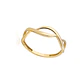 Anillo de Oro 18kt Doble Infinito Liso - Miniatura 3