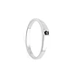 Anillo Oro 18kt Platino Minimalista Plano Circonita - Miniatura 8