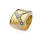 Anillo Oro Amarillo 18kt Modelo Senis 12 Diamantes 2pts - Miniatura 1