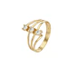 Anillo Oro Miel 18kt Solitario Esbelto - Miniatura 1