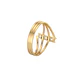 Anillo Oro Miel 18kt Solitario Esbelto - Miniatura 2