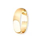 Argolla Matrimonio de Oro Amarillo 18kt Inglés Vicenza de 4,0mm - Miniatura 1