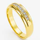Anillo Oro Amarillo 18Kt Medio Cintillo Circonitas - Miniatura 3
