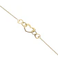 Pulsera de Oro 18kt Triple Corazon - Miniatura 2