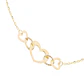 Pulsera de Oro 18kt Triple Corazon - Miniatura 3