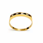 Anillo Oro Amarillo 18kt Bitono en Riel - Miniatura 1