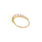 Anillo Compromiso de Oro 18Kt Media Corona Circonita - Miniatura 3