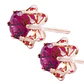 Aros Oro Miel de 18kt Rubí - Miniatura 2