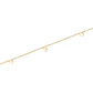 Tobilleras de Oro 18kt Modelo Argollas Colgantes - Miniatura 3
