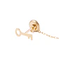 Piercing de Oro de 9kt Candado de corazón y llave con colgante - Miniatura 3