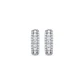 Aros Oro Blanco 18kt Diamantes Argollas Bold 73 Pts - Miniatura 2